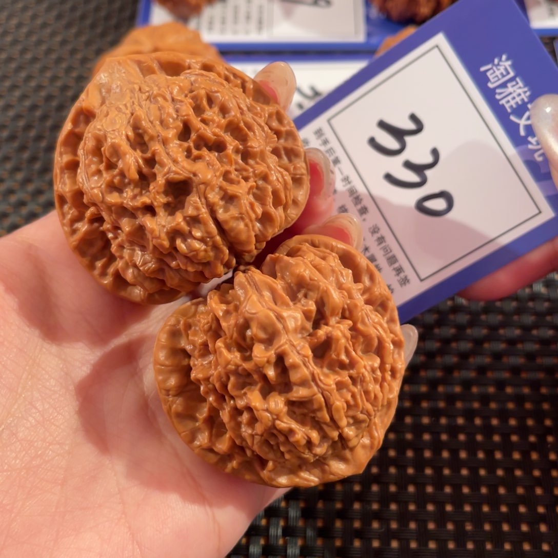 文玩核桃把件330号45尺官帽