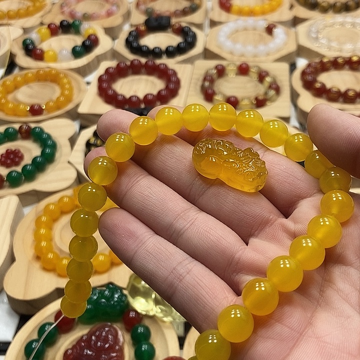 未镶嵌手链玛瑙/玉髓翠**物