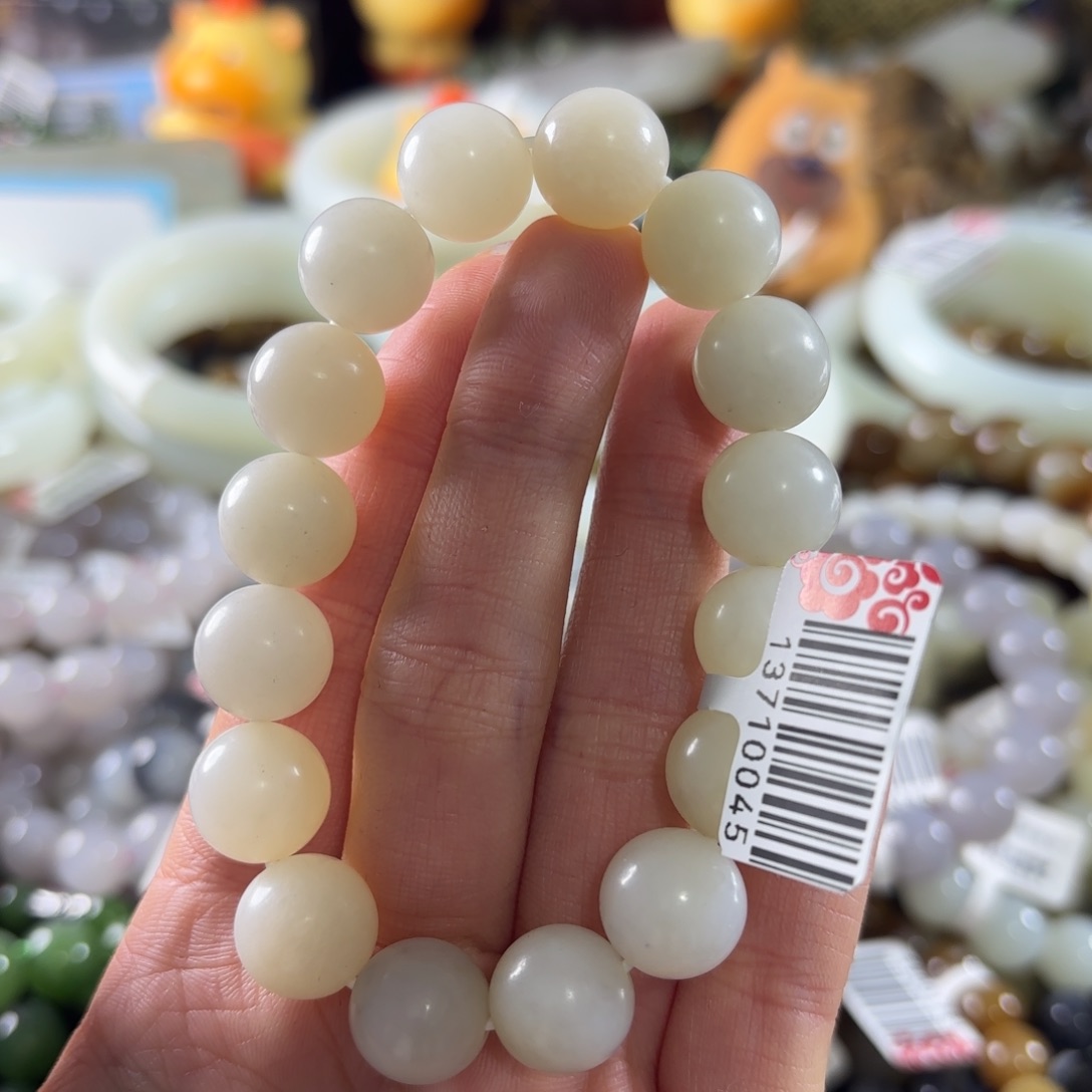 和田玉未镶嵌手串59