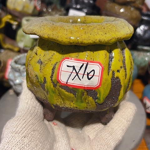 粗陶花盆手工花盆制作