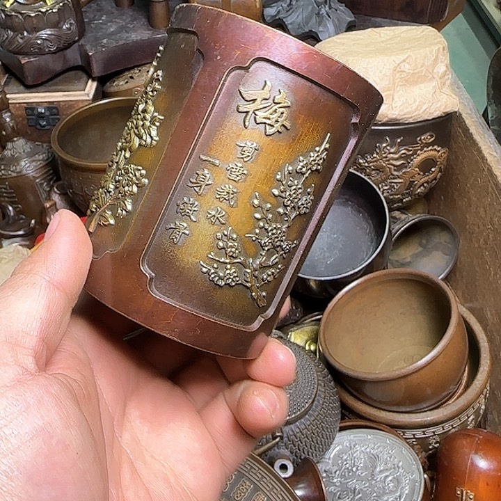 铜器办公室茶室摆件