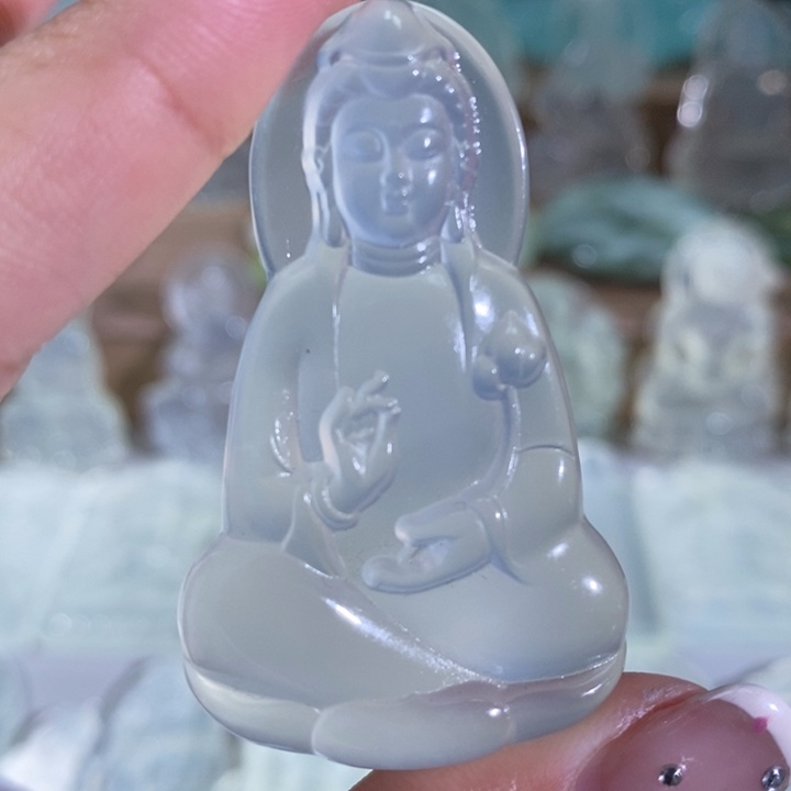 岫玉吊坠未镶嵌吊坠