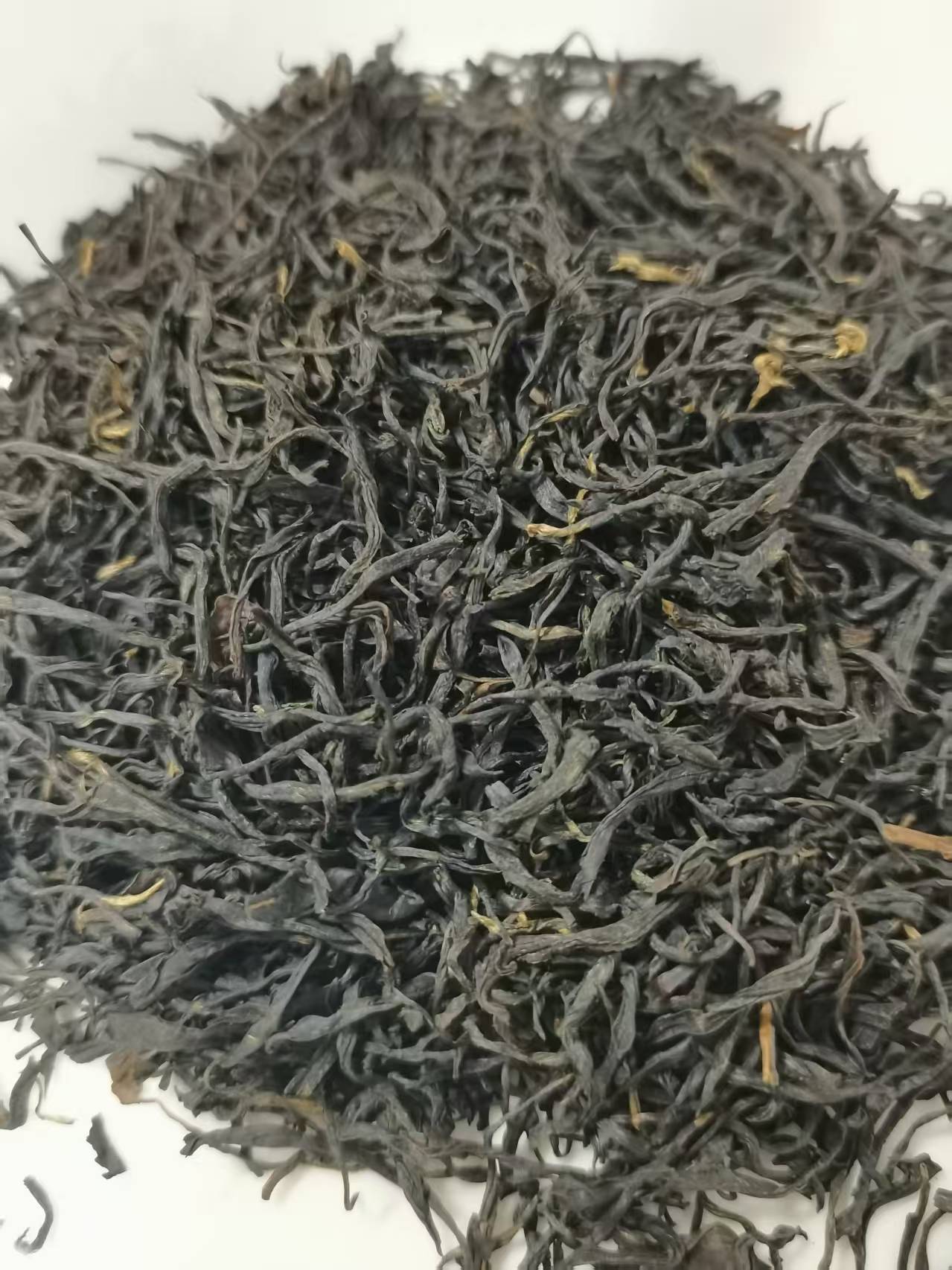 H2025荒野群体种红茶条索紧结，桂圆香茶汤金黄透亮花香野韵甜醇