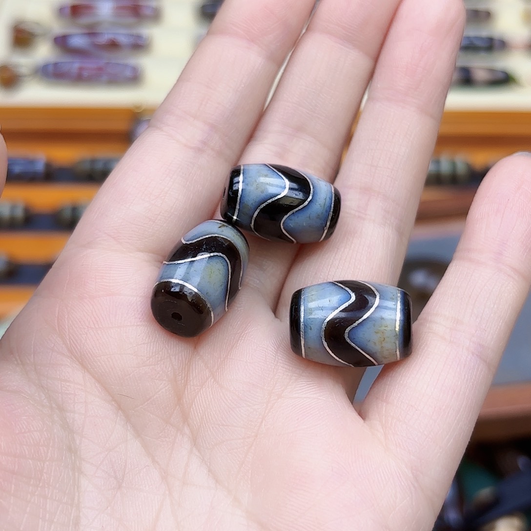 玛瑙/玉髓颈饰合金老*