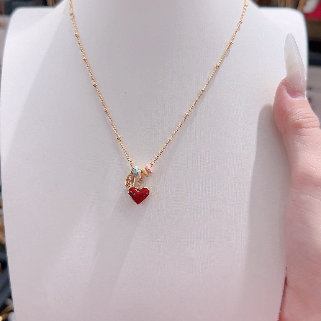 锆石铜合金925银项链