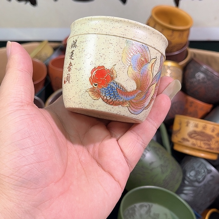 茶杯紫砂全手工紫砂主人杯