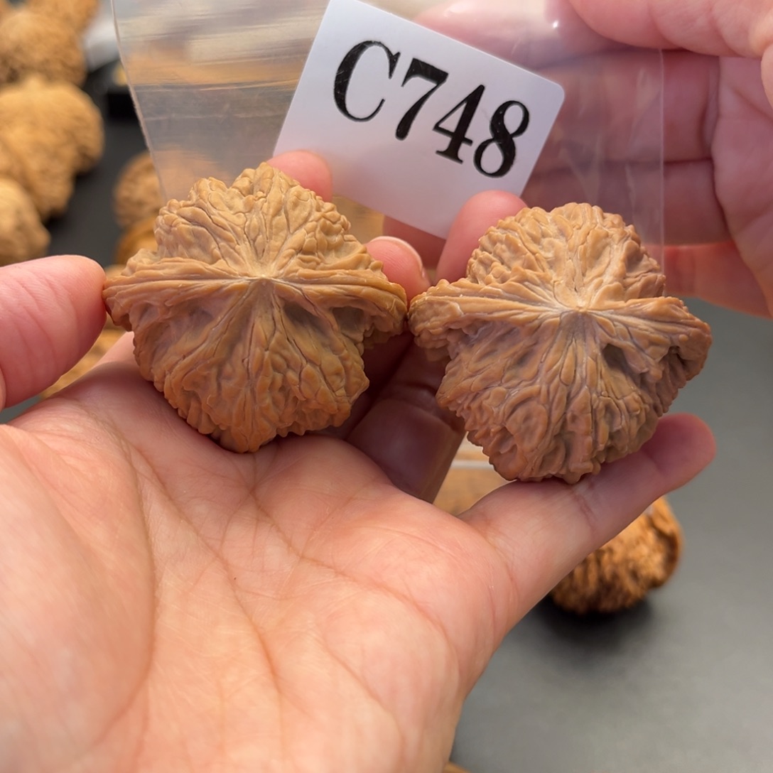 山***司把件文玩核桃磨盘全品44