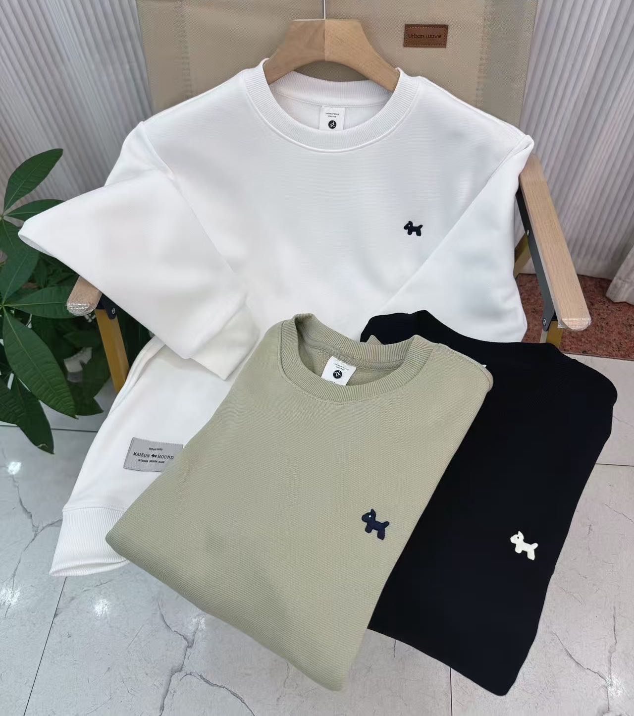 【加绒加厚】Q30圆领套头加绒秋冬刺绣套头长袖卫衣高品质