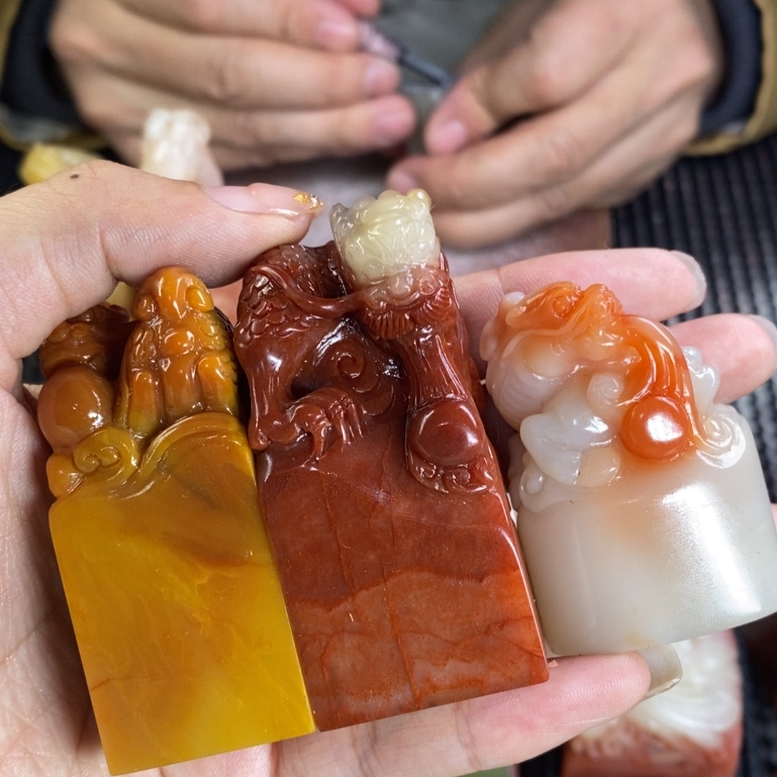 1***个寿山石印石成品正章书法用品