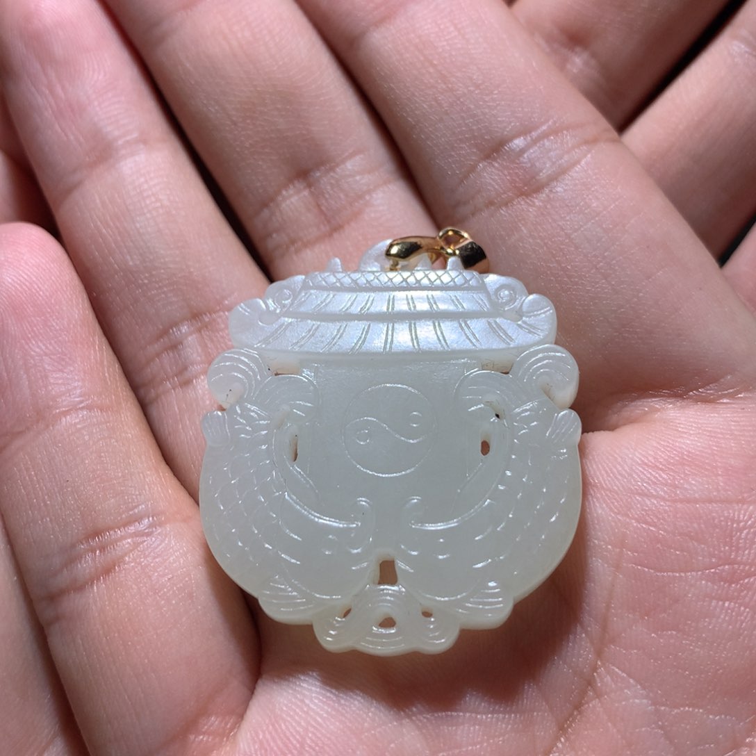 和田玉挂件未镶嵌大*哥