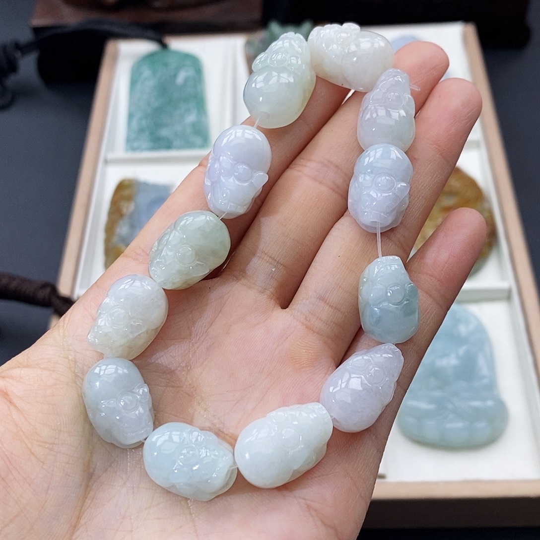 翡翠未镶嵌颈饰缅甸翡翠a货