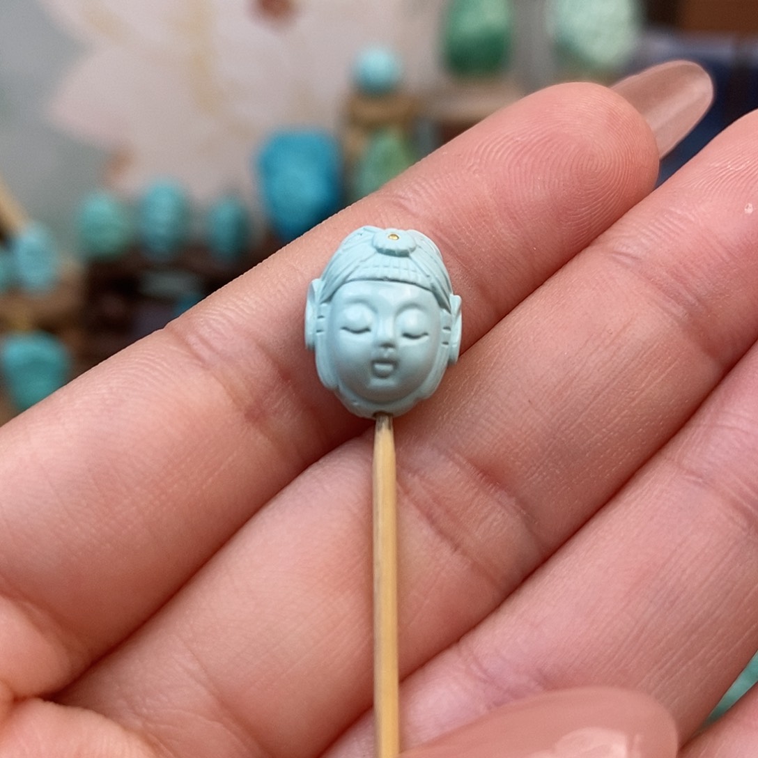 绿松石雕刻未镶嵌