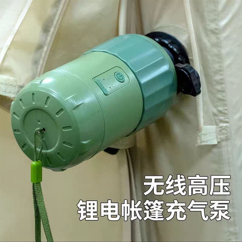 户外露营电动充气泵便携式自动充气帐篷打气筒大功率