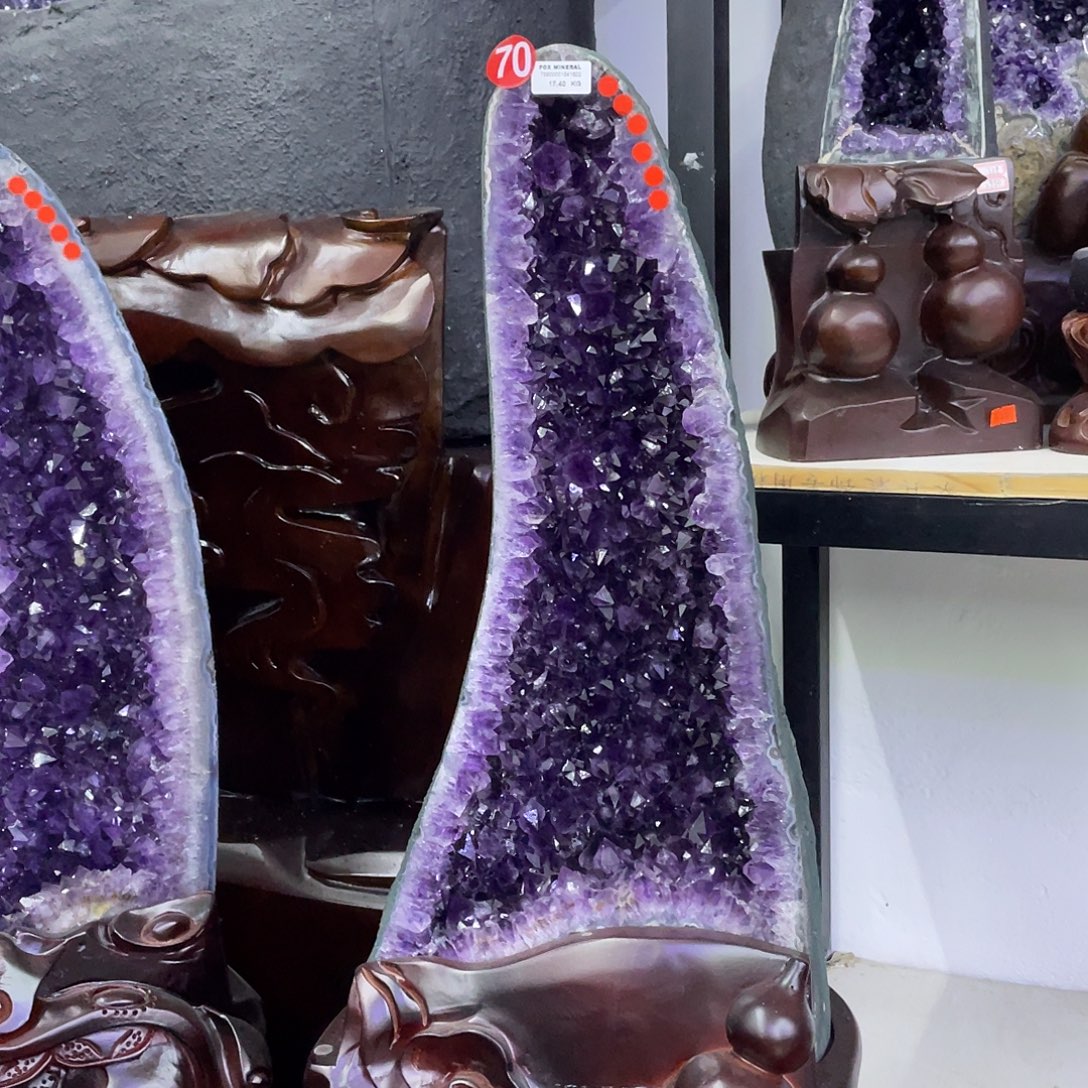 紫晶大型摆件（非配饰）未镶嵌朱