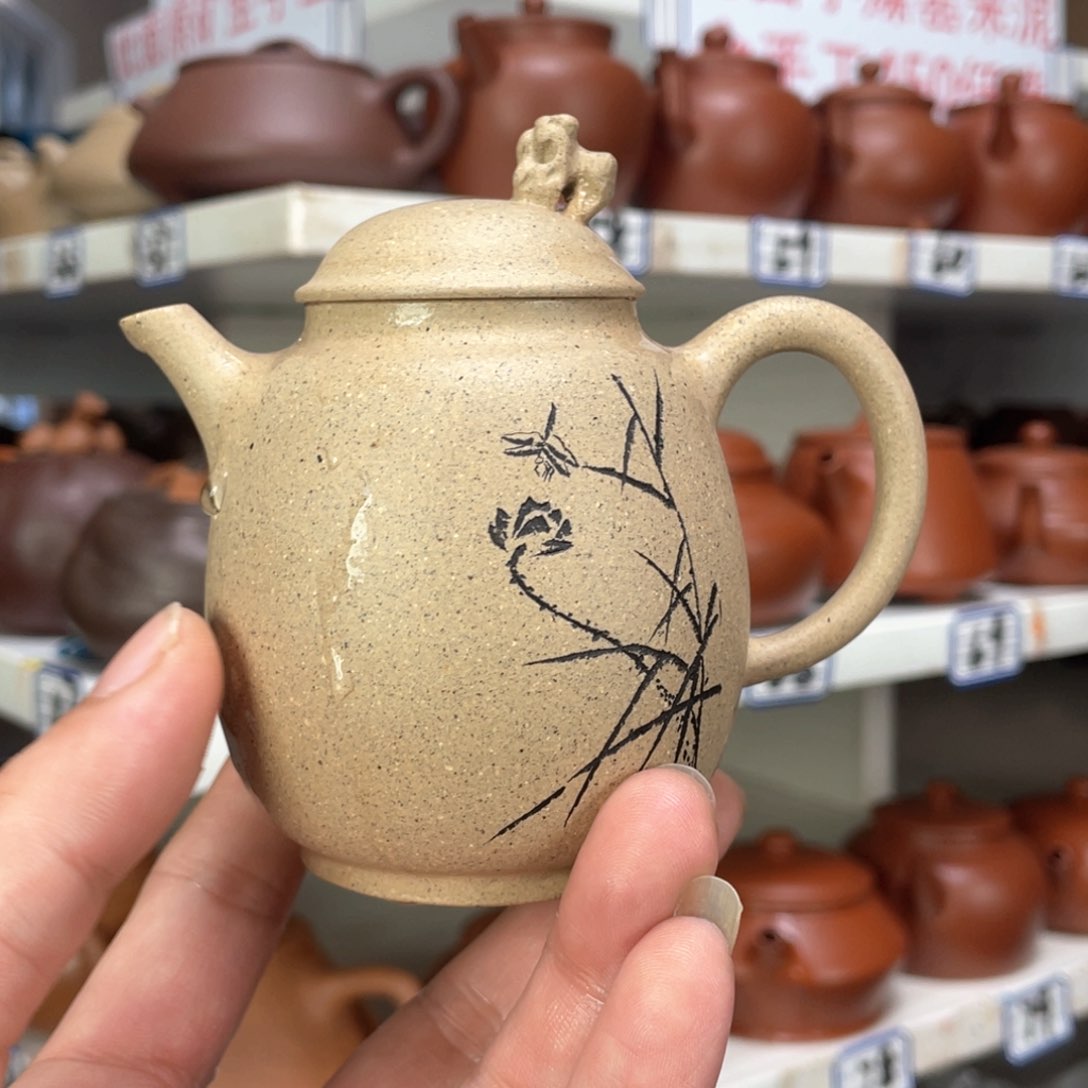 紫砂茶壶段泥半手170毫升