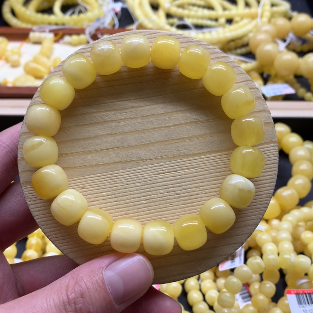 蜜蜡手链未镶嵌蜜蜡