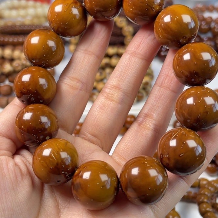 紫金鼠手串19尺寸瑕疵款练手（反油和黄斑）