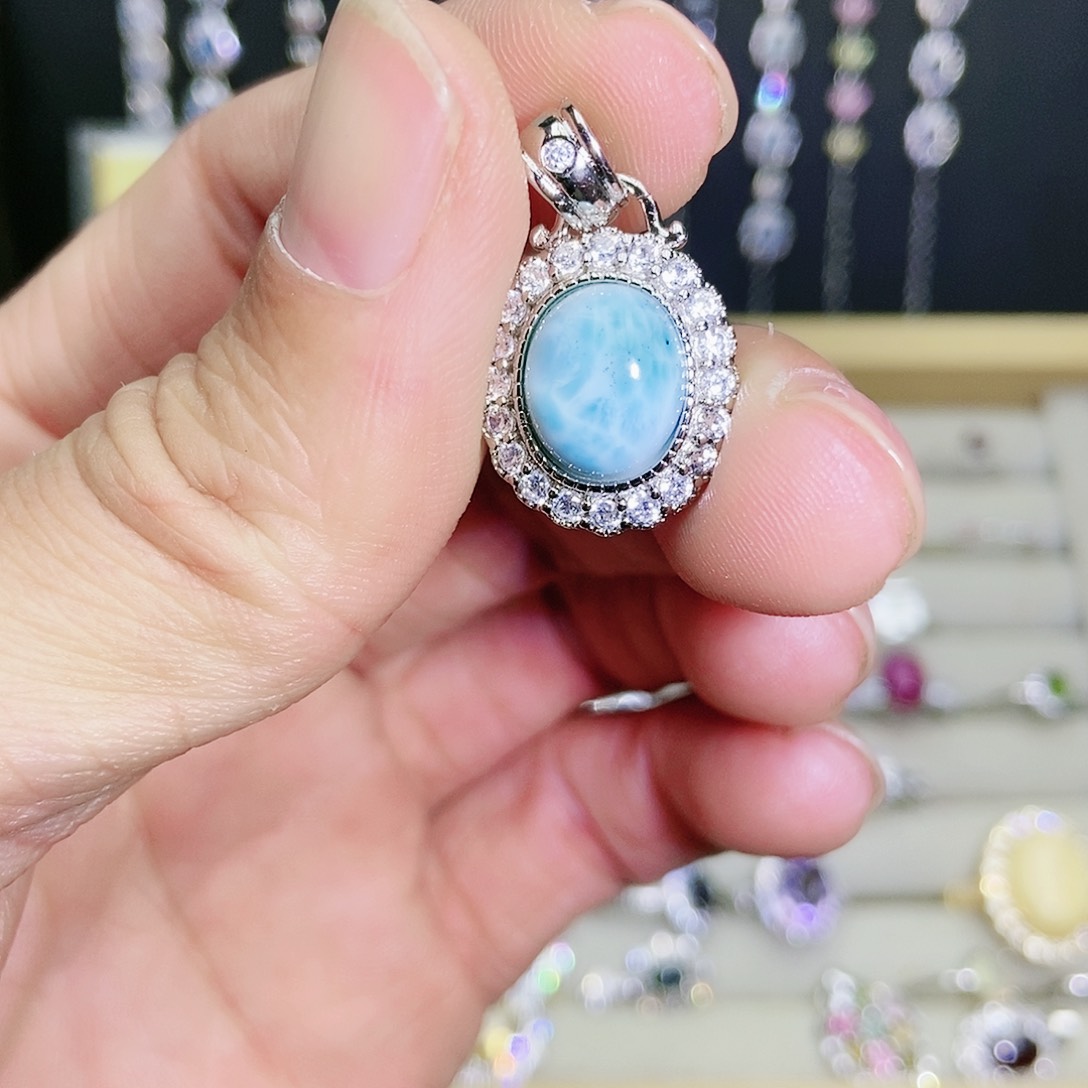 【闪购商品】未镶嵌针钠钙石（海纹石）吊坠(不含链)