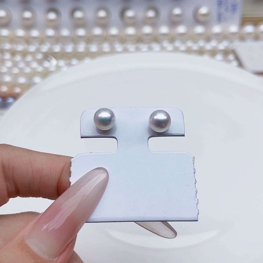 未镶嵌耳饰淡水珍珠