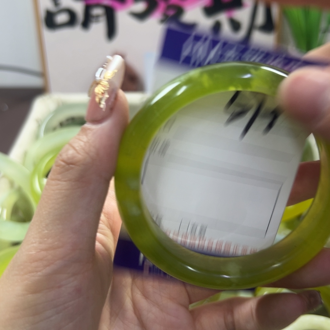 蛇纹石玉手镯未镶嵌763