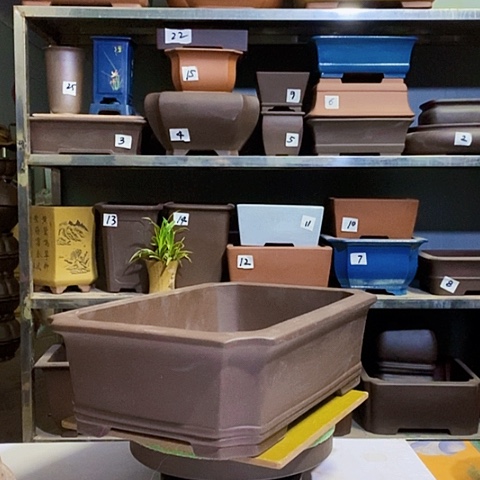 红陶宜兴紫砂花盆