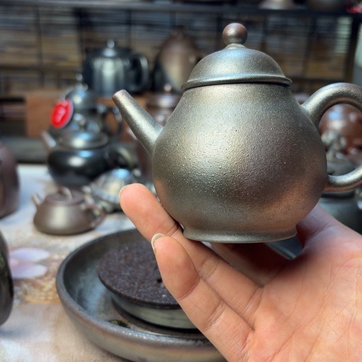 来***斗壶庄诚柴烧坭兴陶壶