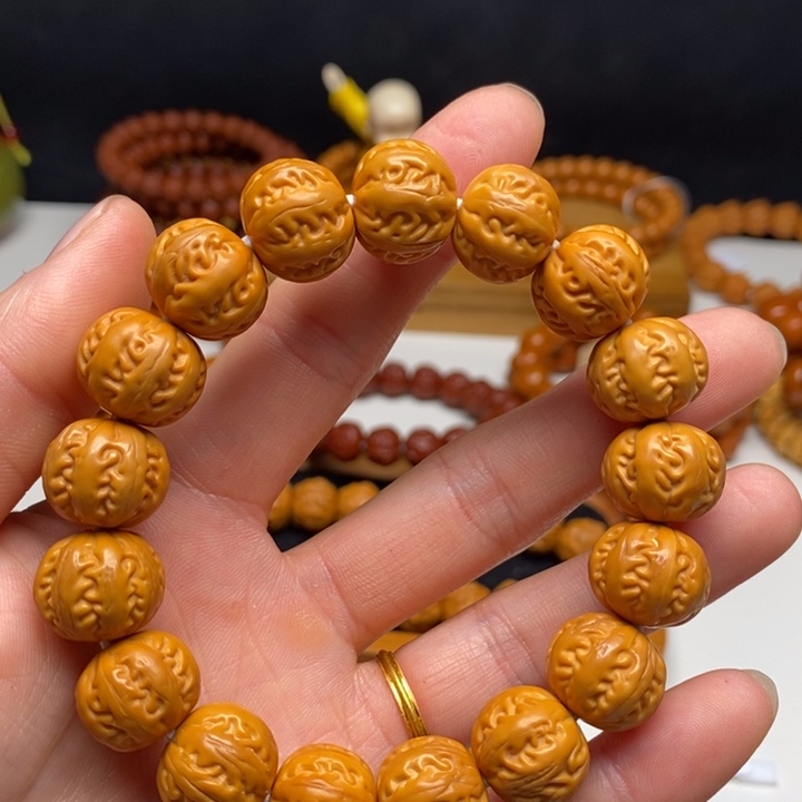 猴头核桃吊坠精品猴头