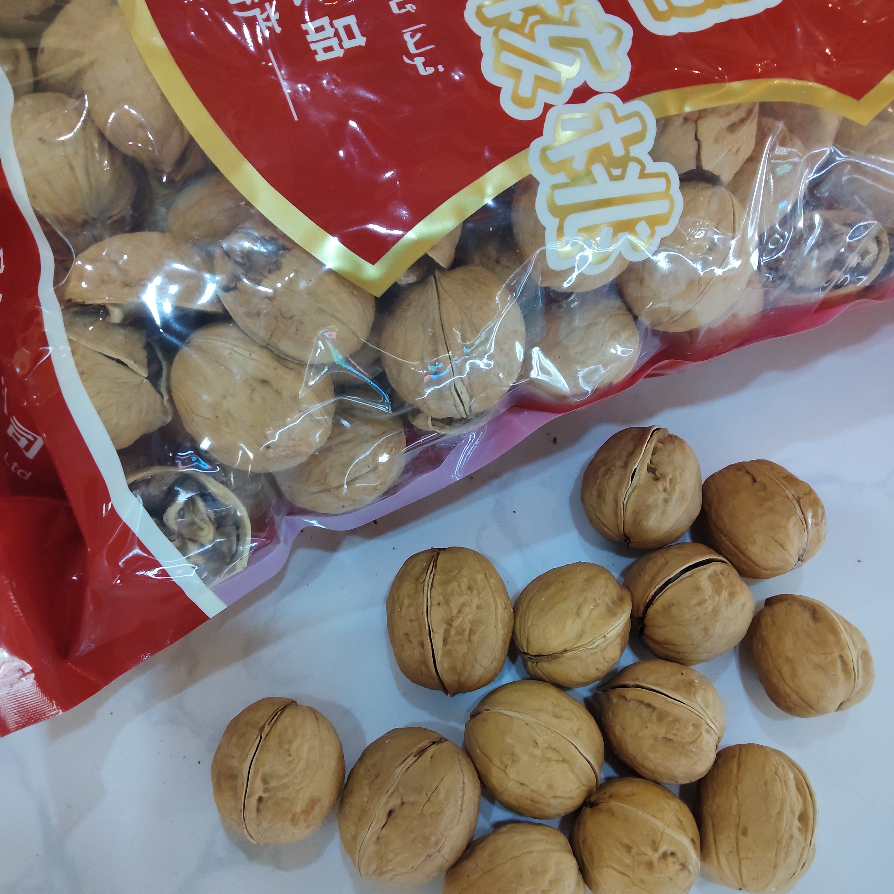 新疆阿克苏薄皮烤核桃手捏即开薄皮营养饱满开袋即食