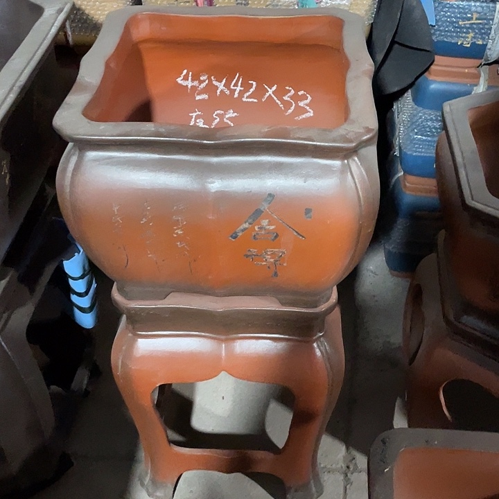 萍***逢紫砂花盆紫砂花盆