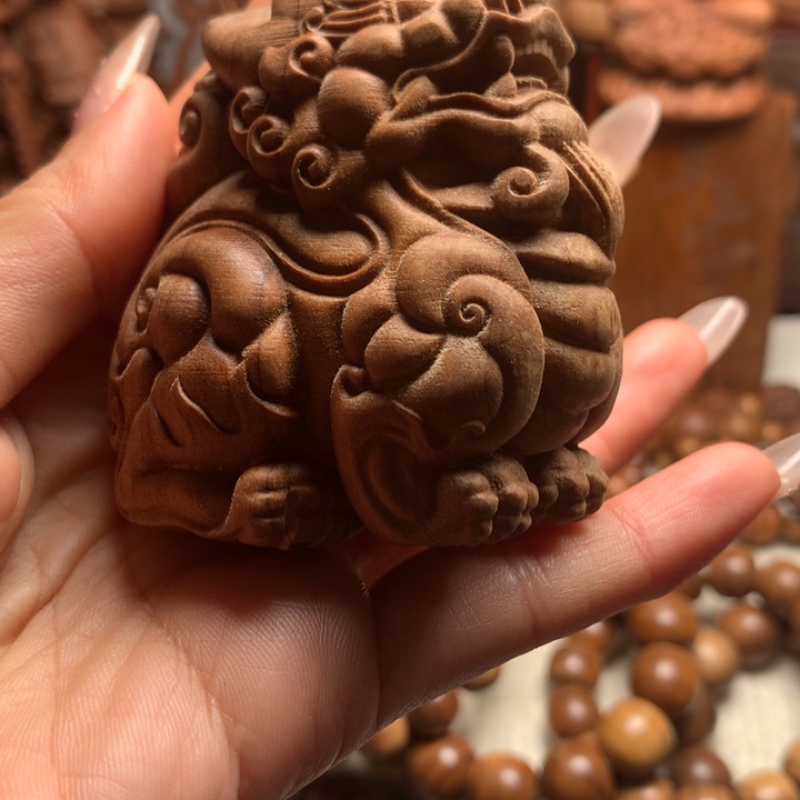 檀香木把件老山檀木