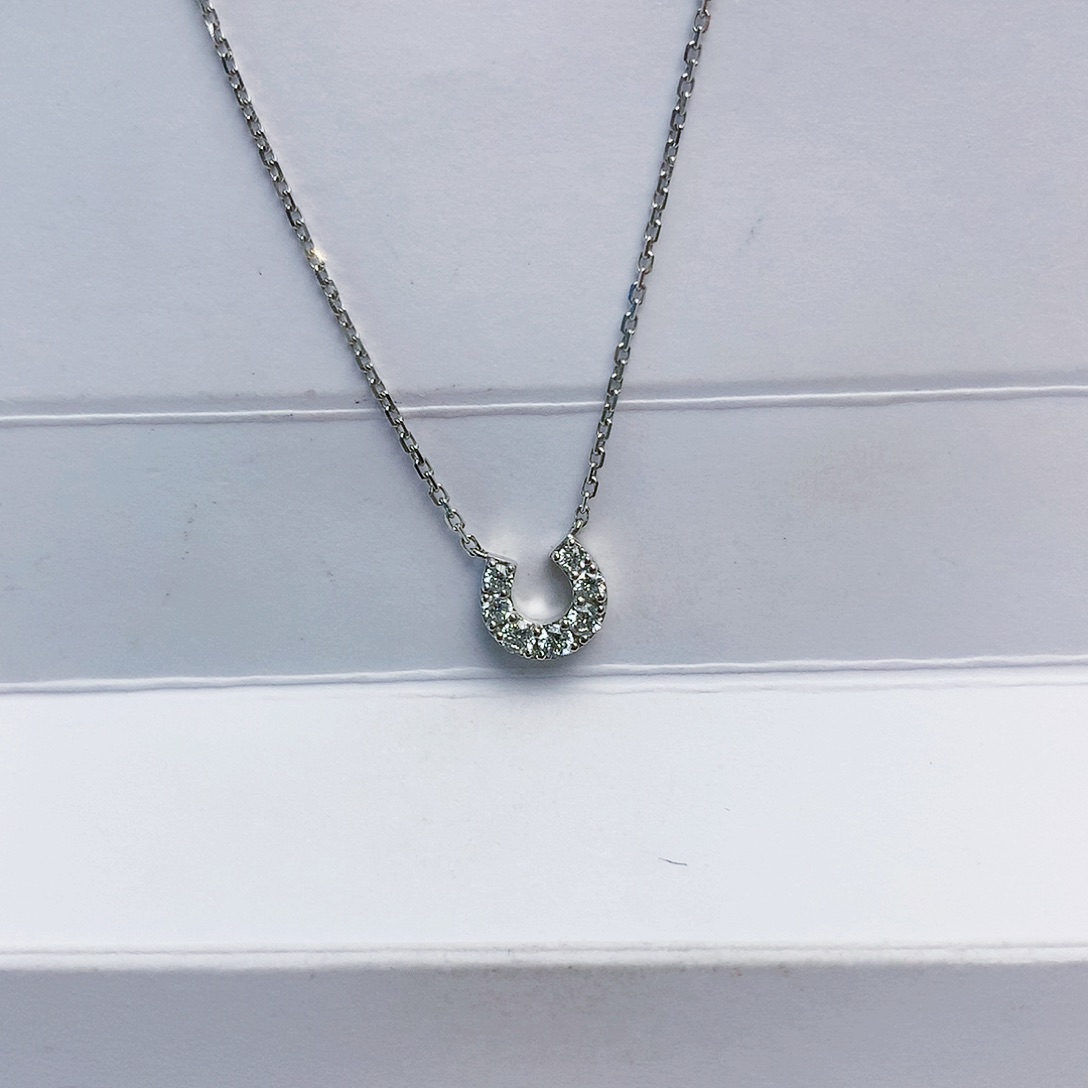 实验室培育钻石项链18K金镶嵌