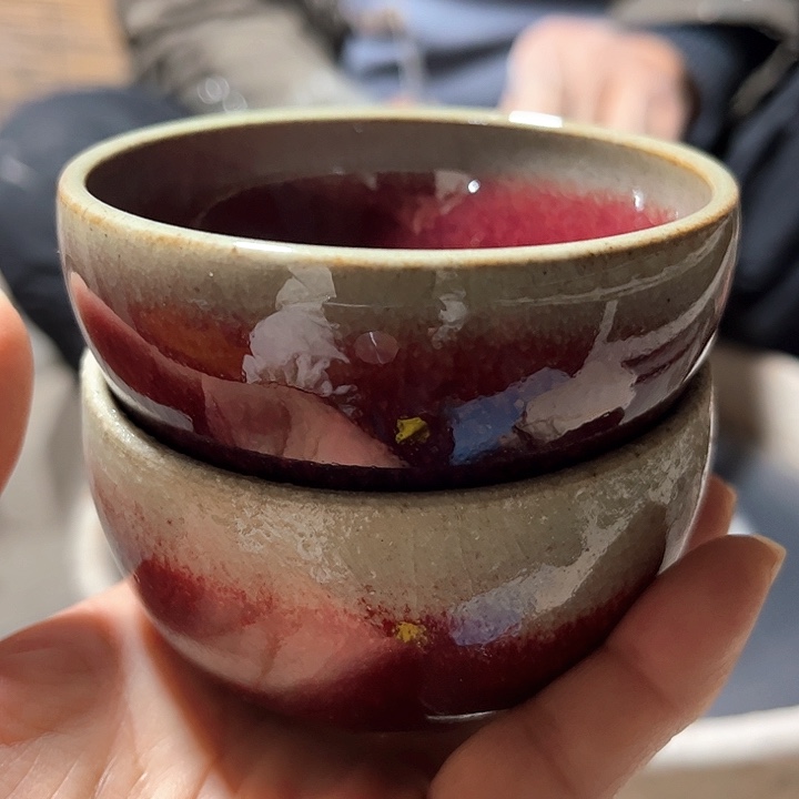 五***宝瓷片钧瓷手工艺品杯子