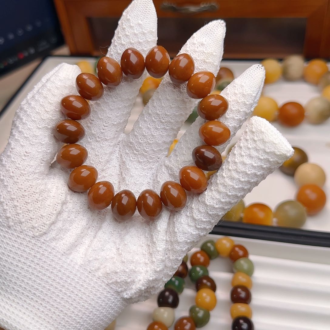 菩提根/象牙果手串卡15算盘