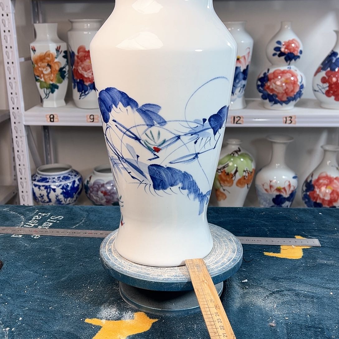 摆件景德镇陶瓷大鱼夏