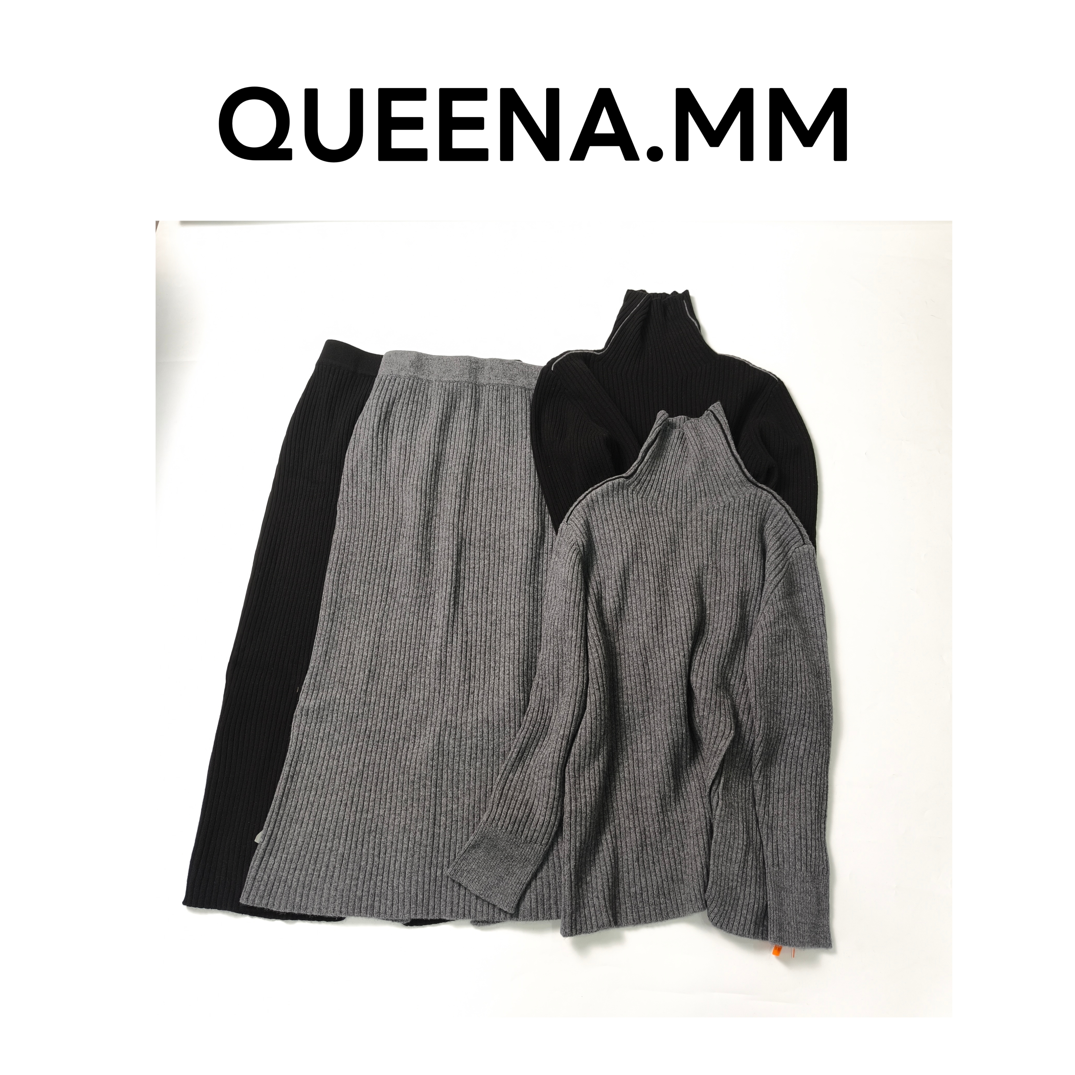 新款加厚针织显瘦100绵羊毛套装