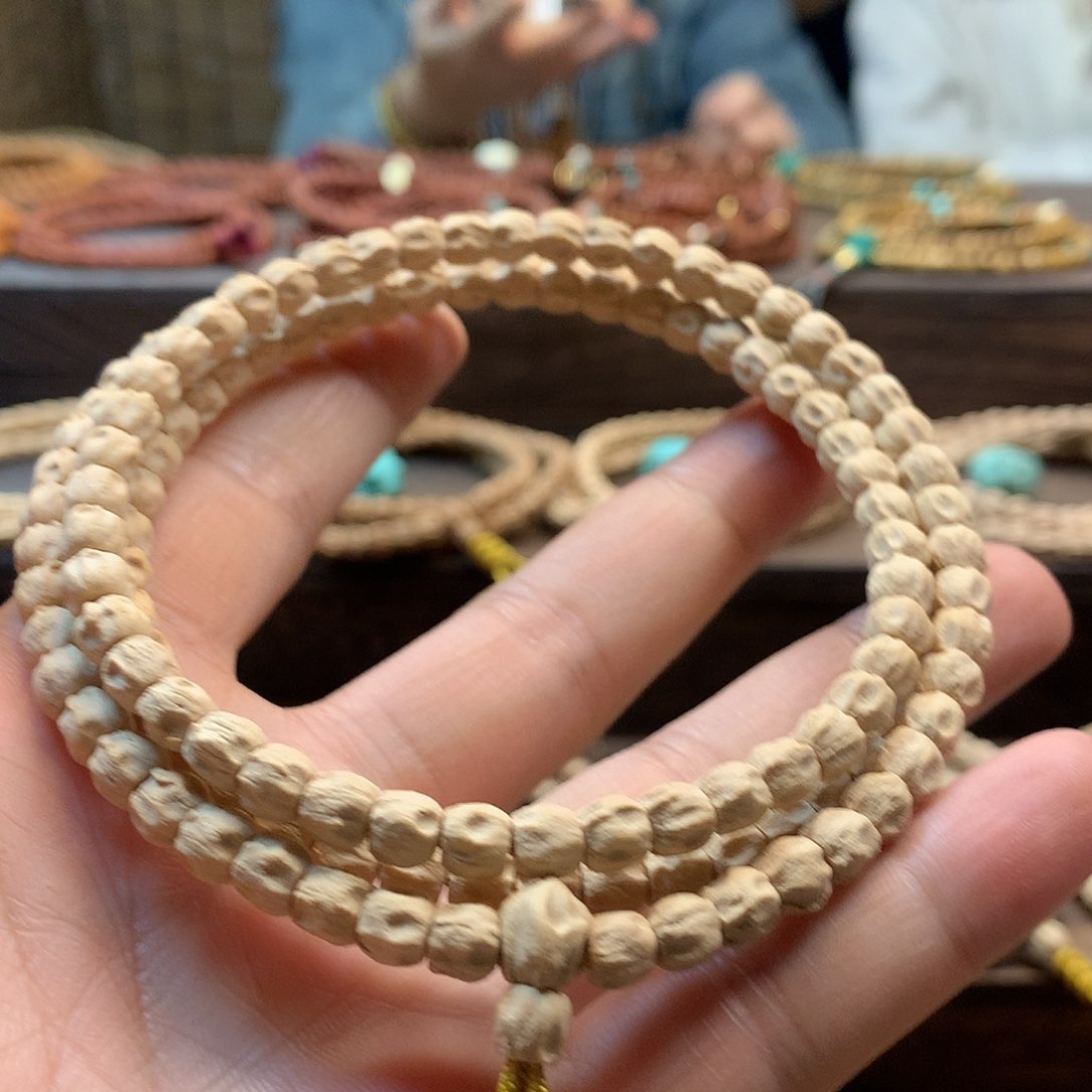 柏香籽/百香籽吊坠粉皮黄油方块深坑鬼