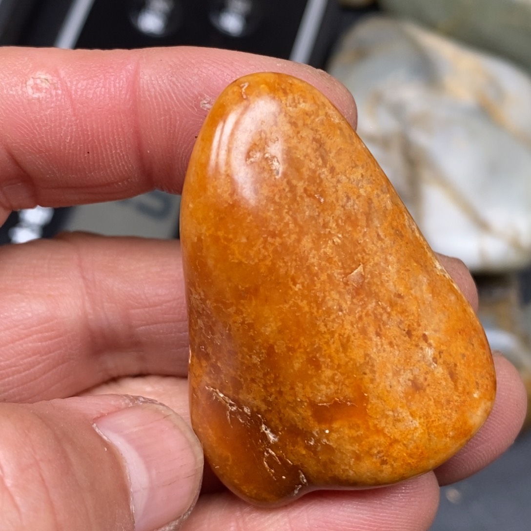 和田玉（糖玉）笔搁未镶嵌