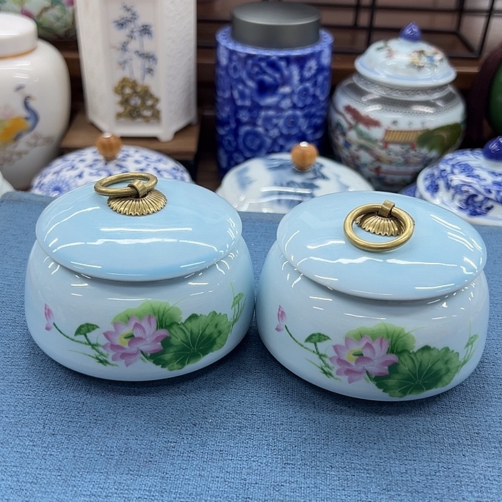 瓷片茶叶罐茶叶罐