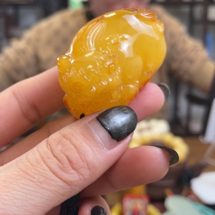 蜜蜡颈饰未镶嵌蜜蜡