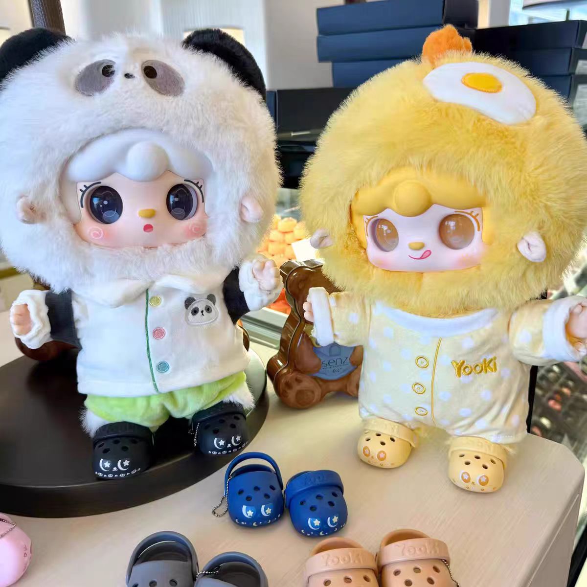 【大草莓宠粉】氧氧系列潮玩盲盒毛绒玩偶挂件