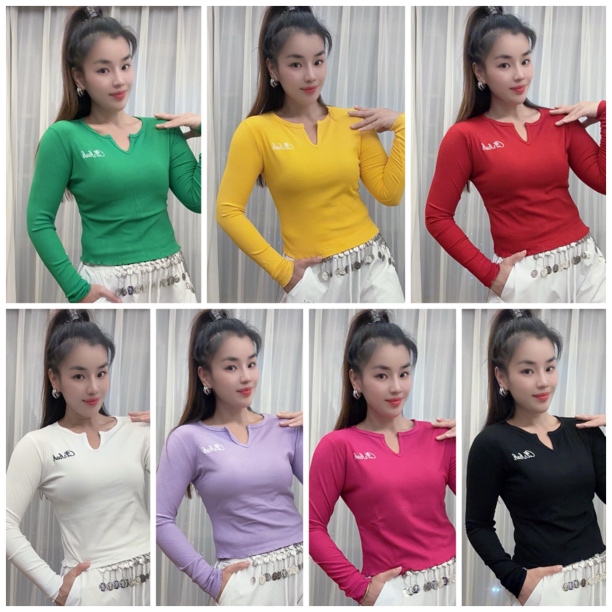 秋季新款长袖螺纹棉打底T恤 高弹