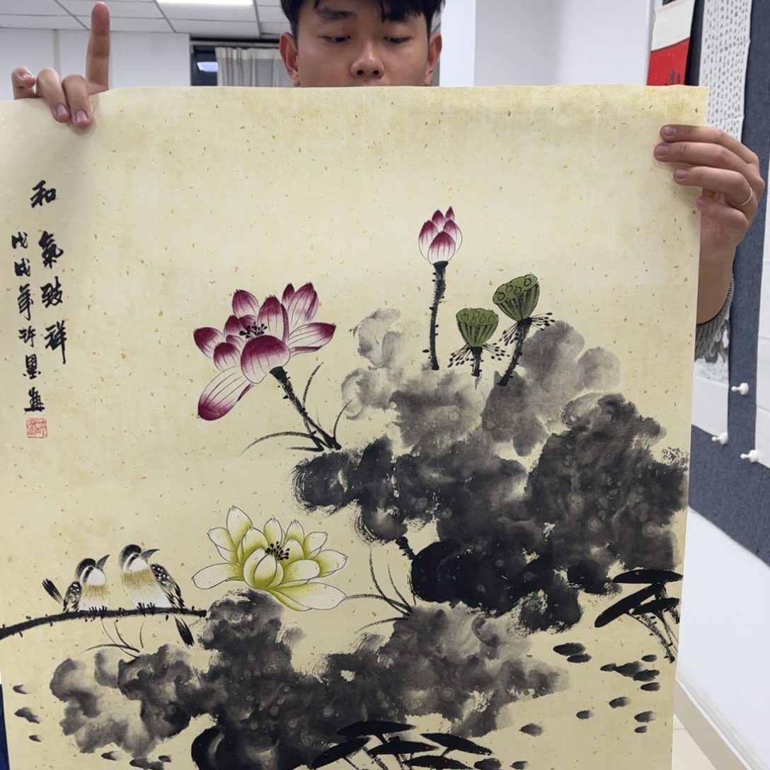 国画纯手绘无边框作品13