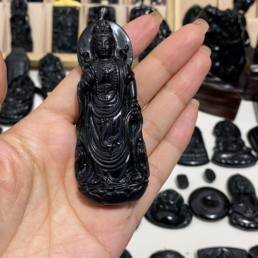 风***怒岫玉未镶嵌纯天然岫玉颈饰