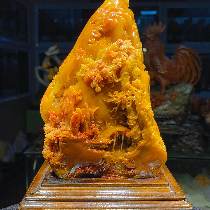 用***1寿山石寿山石雕刻工艺品