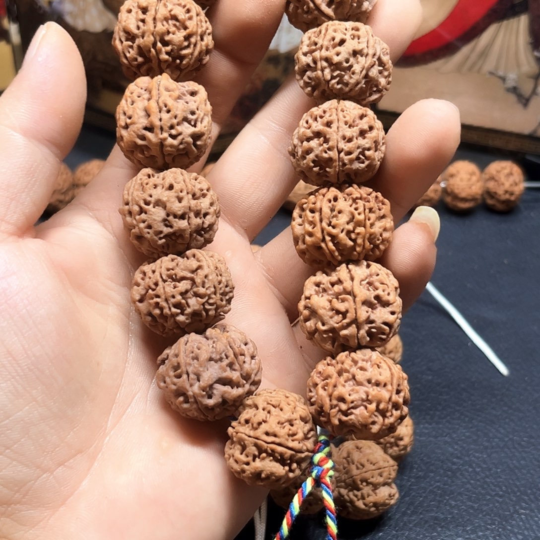 金刚菩提手串六瓣雪花原生态籽