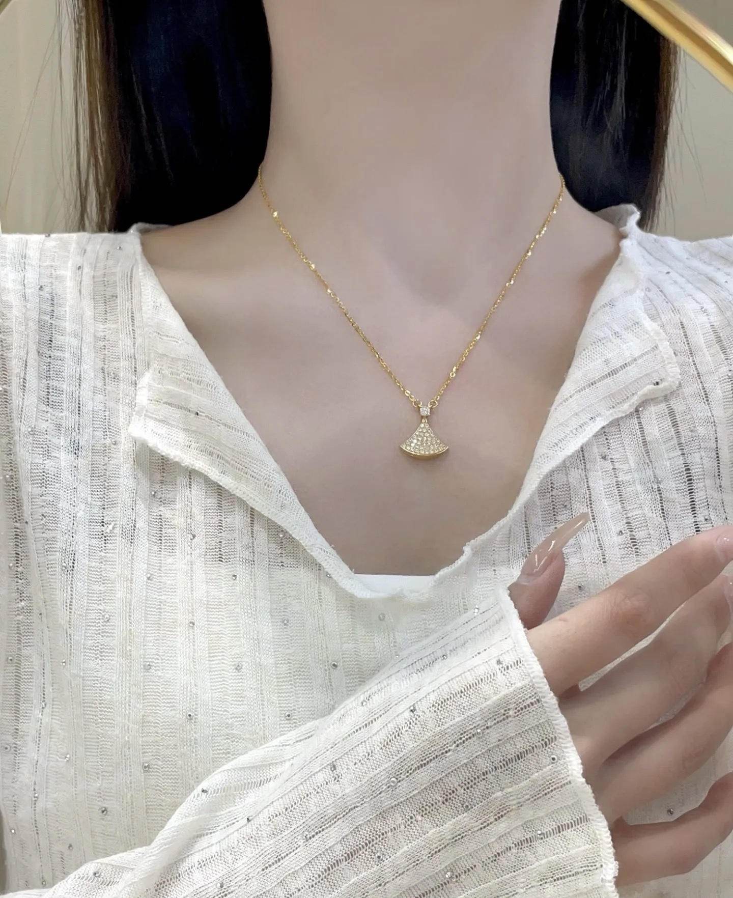 坠链均足银 【镶钻裙子】豪气百搭洋气