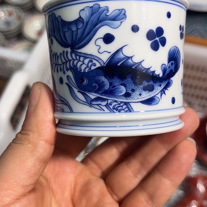 陶摆件景德镇陶瓷主人杯122