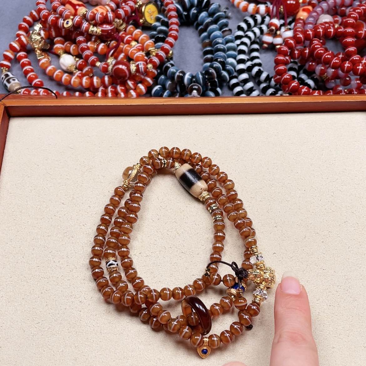 【闪购商品】玛瑙/玉髓未镶嵌珠宝半成品刘*燃