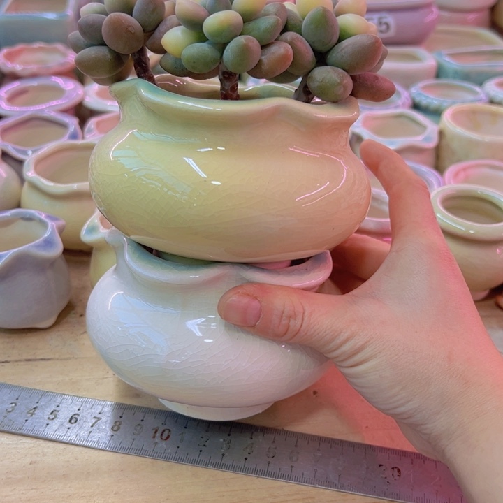 陶瓷花盆当场凑满12包邮