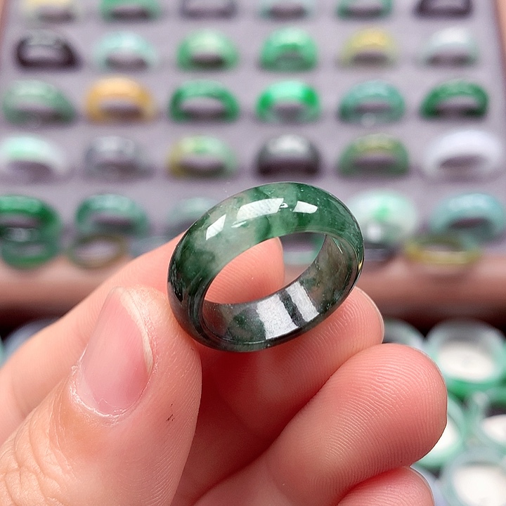 翡翠戒指未镶嵌14号